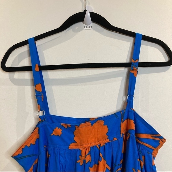 ATL Abel the Label Sz M Summer Dress Tiered Skirt Spaghetti Straps NWT - Picture 6 of 13